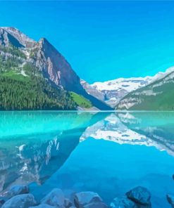 Lake Louise Canada Landscape Paint By Numbers