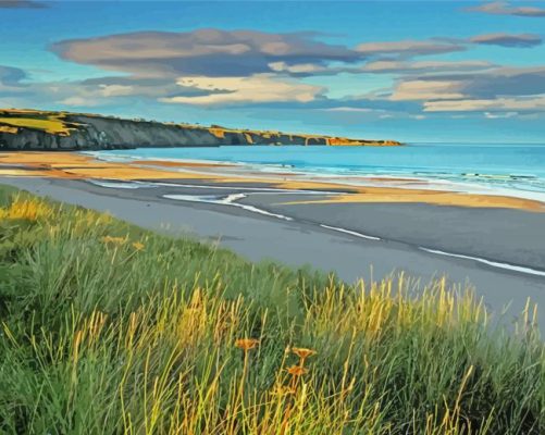 Lunan Bay Scotland Paint By Numbers