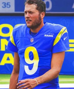 Matthew Stafford American Football Player Paint By Numbers