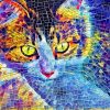 Mosaic Cat Paint By Numbers