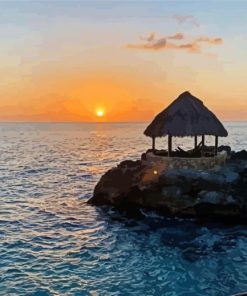 Negril Jamaica Sunset Paint By Numbers