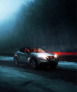 Nissan Juke In Misty Forest Paint By Numbers