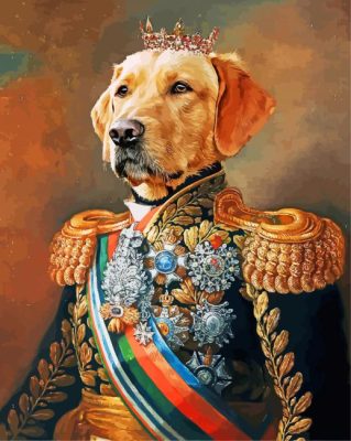 King Pet Portrait Paint By Numbers