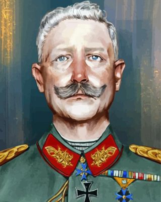 Portrait Kaiser Wilhelm II Paint By Numbers