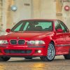 Red BMW E39 Paint By Numbers