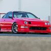 Red Honda Integra Car Paint By Numbers