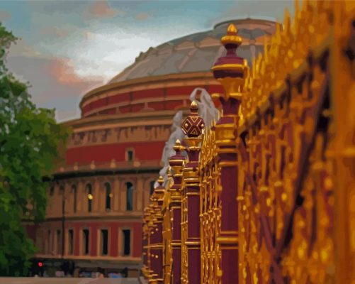 Royal Albert Hall London UK Paint By Numbers