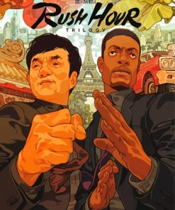 Rush Hour Poster Art Paint By Numbers