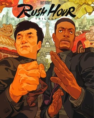 Rush Hour Poster Art Paint By Numbers