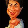 Shah Rukh Khan Carricature Paint By Numbers