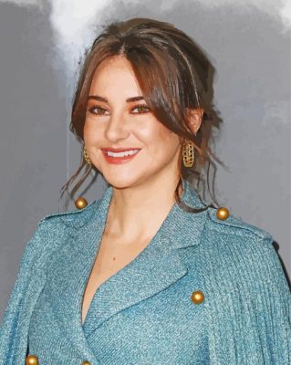 Shailene Woodley Actress Paint By Numbers