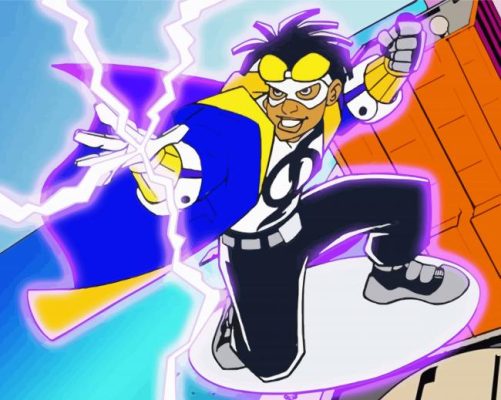 Static Shock Paint By Numbers