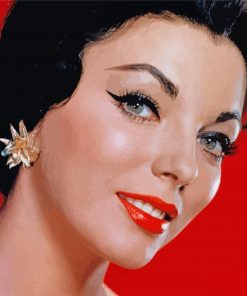 Stunning Joan Collins Paint By Numbers