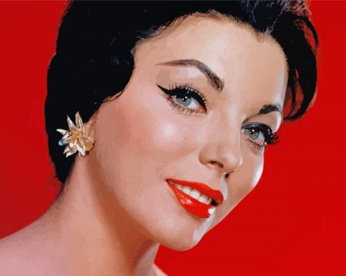 Stunning Joan Collins Paint By Numbers