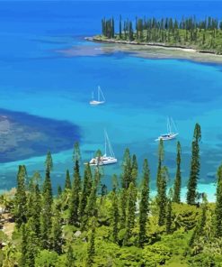 Tadine Bay New Caledonia Paint By Numbers