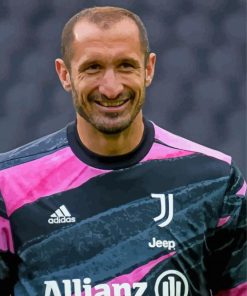 The Football Player Giorgio Chiellini Paint By Numbers