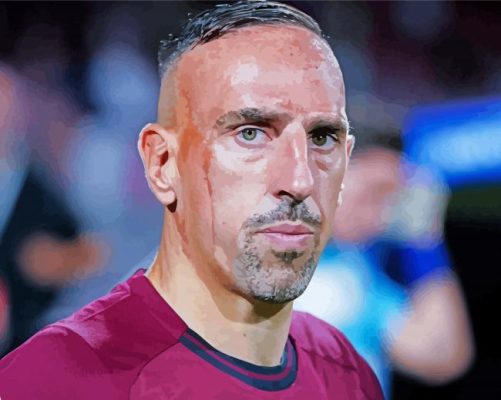 The French Footballer Franck Ribéry Paint By Numbers