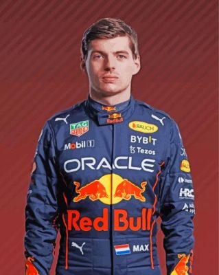 The Racer Max Verstappen Paint By Numbers