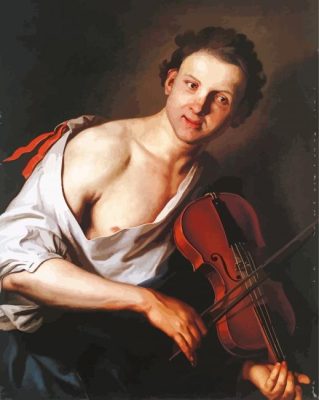 Violinist Man Paint By Numbers