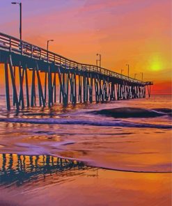 Virginia Beach At Sunset Paint By Numbers