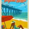 Virginia Beach Poster Paint By Numbers