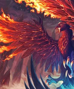 Volcanic Anivia League Of Legends Paint By Numbers