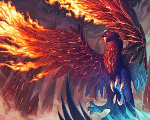 Volcanic Anivia League Of Legends Paint By Numbers