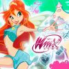 Winx Club Animation Poster Paint By Numbers