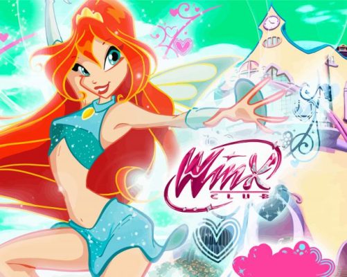 Winx Club Animation Poster Paint By Numbers