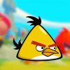 Yellow Angry Bird Paint By Numbers