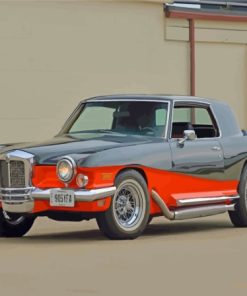 1972 Cougar Vintage Car Paint By Numbers