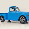 68 Chevy Blue Truck Paint By Numbers