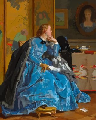 A Duchess By Alfred Stevens Paint By Numbers