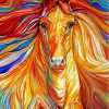 Abstract Horse Paint By Numbers