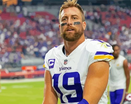 Adam Thielen Minnesota Vikings Paint By Numbers