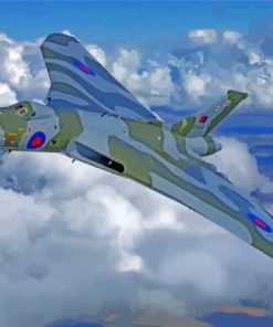 Aesthetic Vulcan Bomber Paint By Numbers
