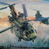 Aesthetic War Helicopters Paint By Numbers