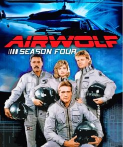 Airwolf Series Poster Paint By Numbers