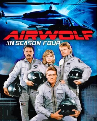 Airwolf Series Poster Paint By Numbers