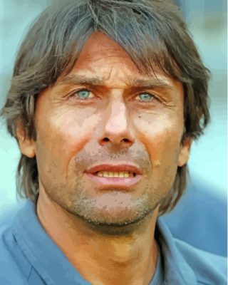 Antonio Conte Football Former Paint By Numbers