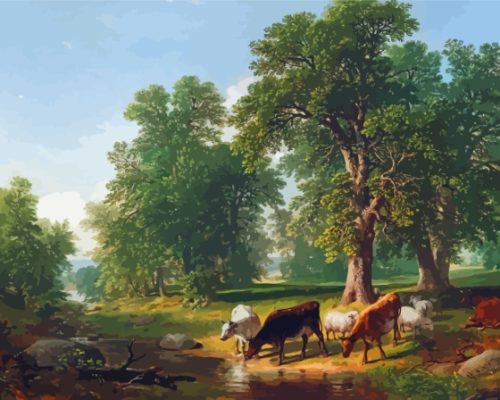 Asher Brown Durand Art Paint By Numbers