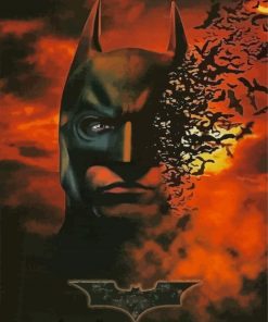 Batman Begins Action Film Paint By Numbers
