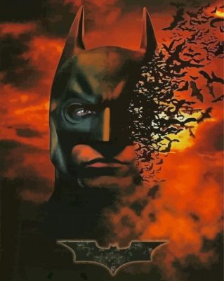 Batman Begins Action Film Paint By Numbers