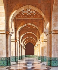 Between The Hassan II Mosque Walls In Casablanca Paint By Numbers