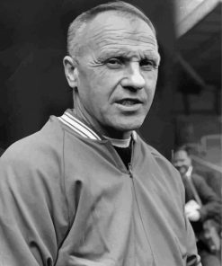 Black And White Bill Shankly Paint By Numbers