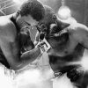 Black And White Cassius Clay vs Sonny Liston Paint By Numbers