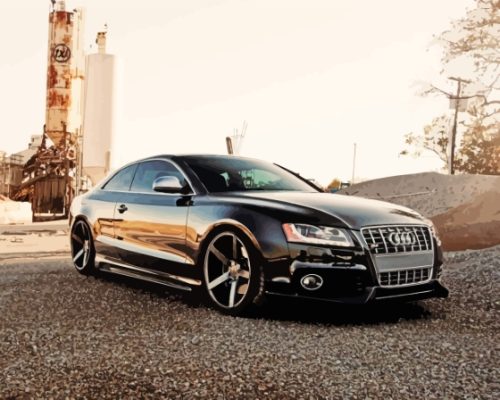 Black Audi S5 Paint By Numbers