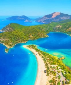 Blue Lagoon In Oludeniz Paint By Numbers