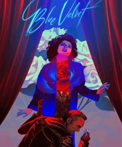 Blue Velvet Poster Paint By Numbers
