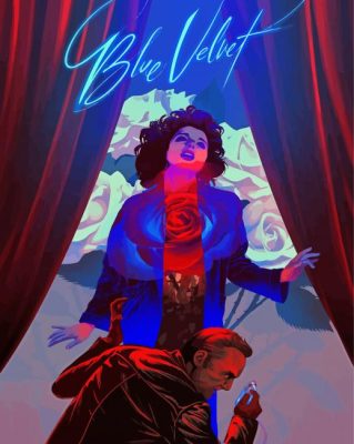 Blue Velvet Poster Paint By Numbers